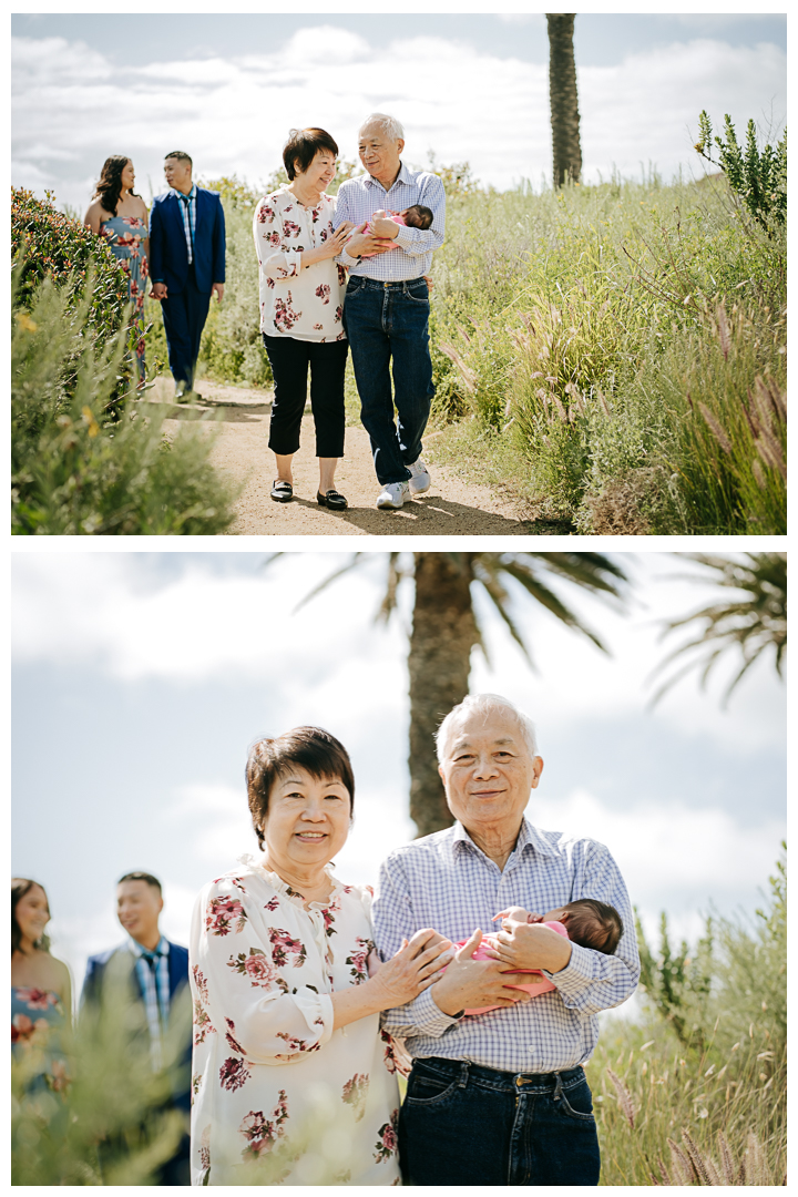 Newborn Family Session at Terranea Resort in Palos Verdes, Los Angeles, California