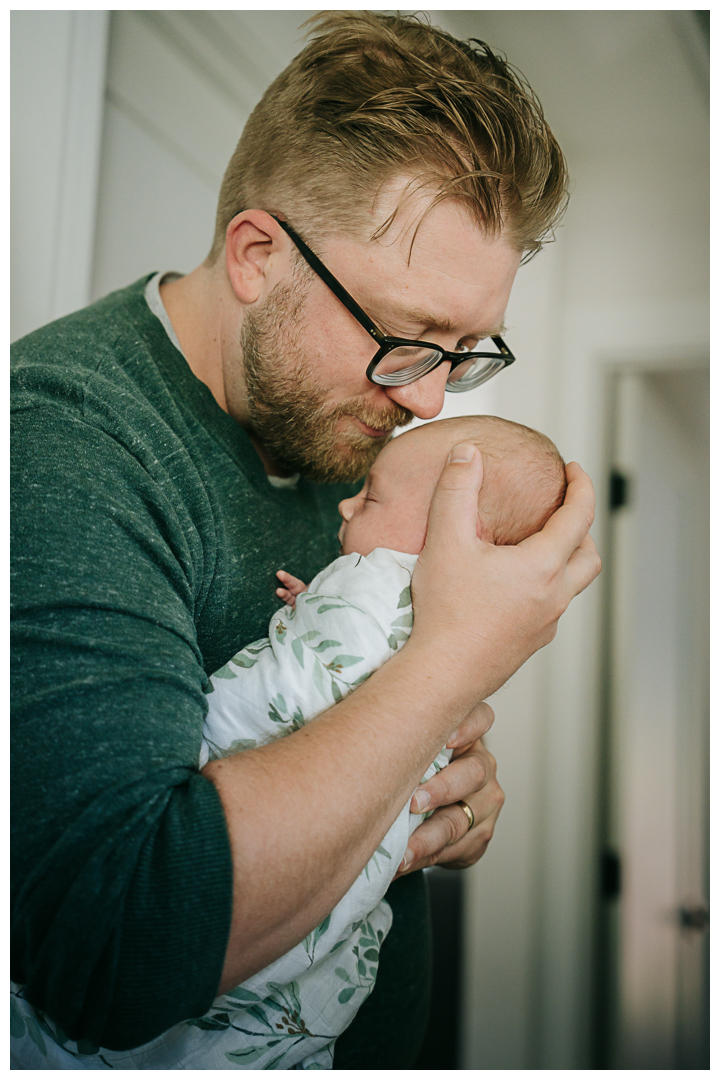 Newborn Family Session at home in Los Angeles, California