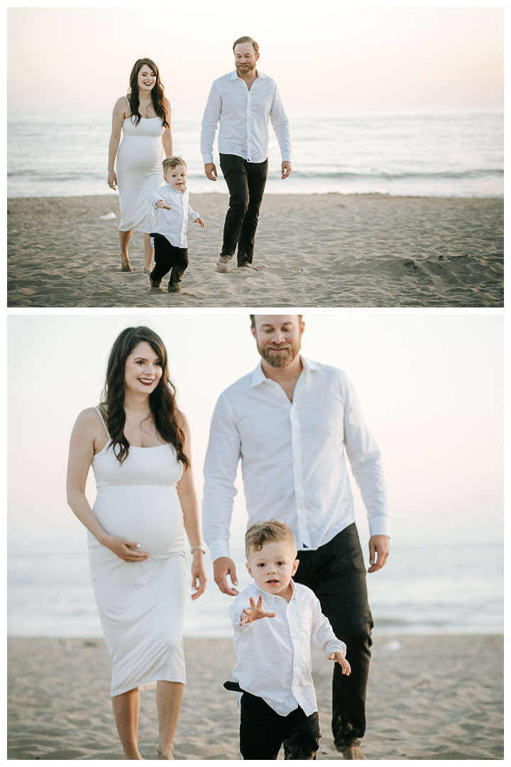 Maternity Family Session at Manhattan Beach, Los Angeles, California