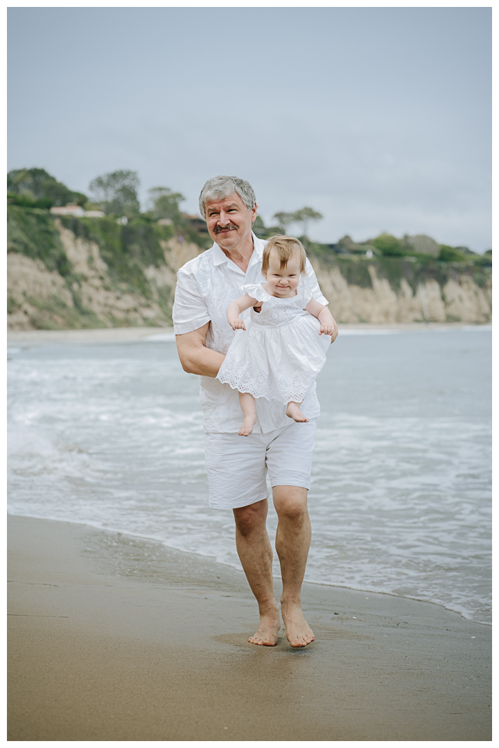 Multigenerational Family Photos at Point Dume in Malibu, Los Angeles, California