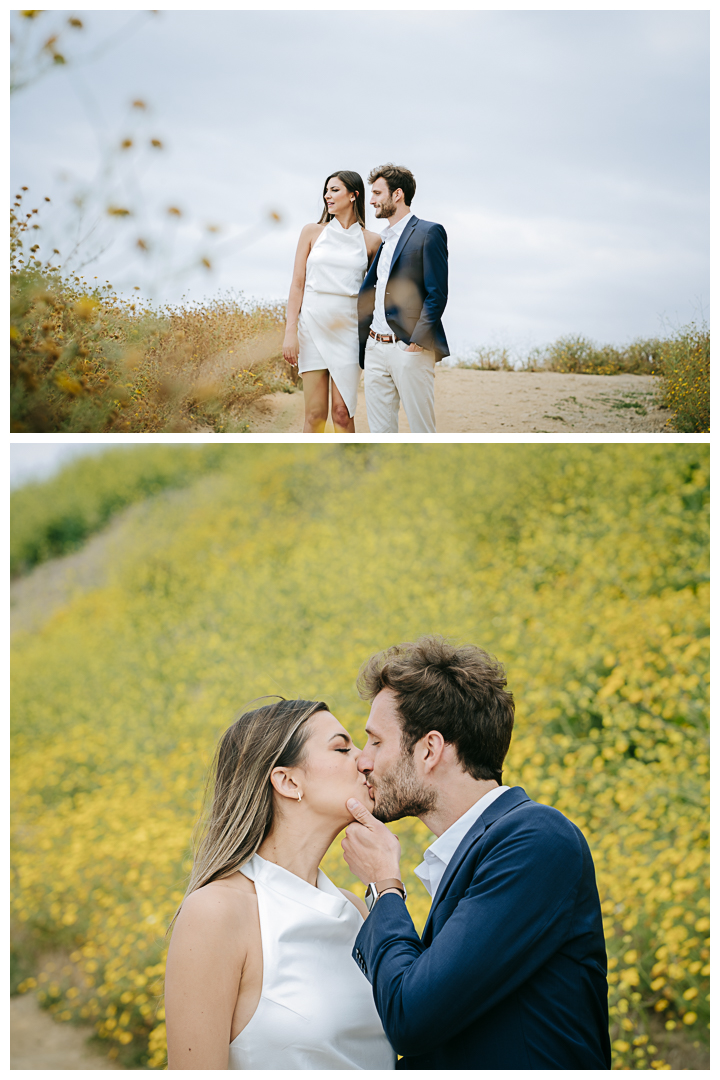 Engagement photos on Bluff Cove in Palos Verdes, Los Angeles, California