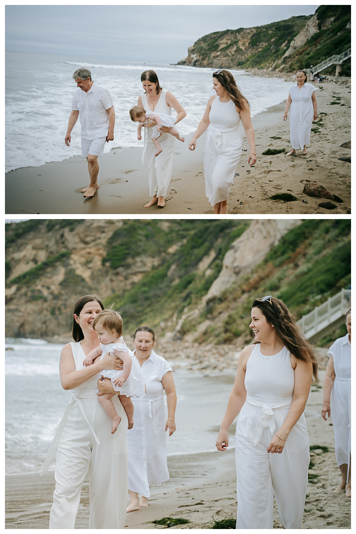 Multigenerational Family Photos at Point Dume in Malibu, Los Angeles, California