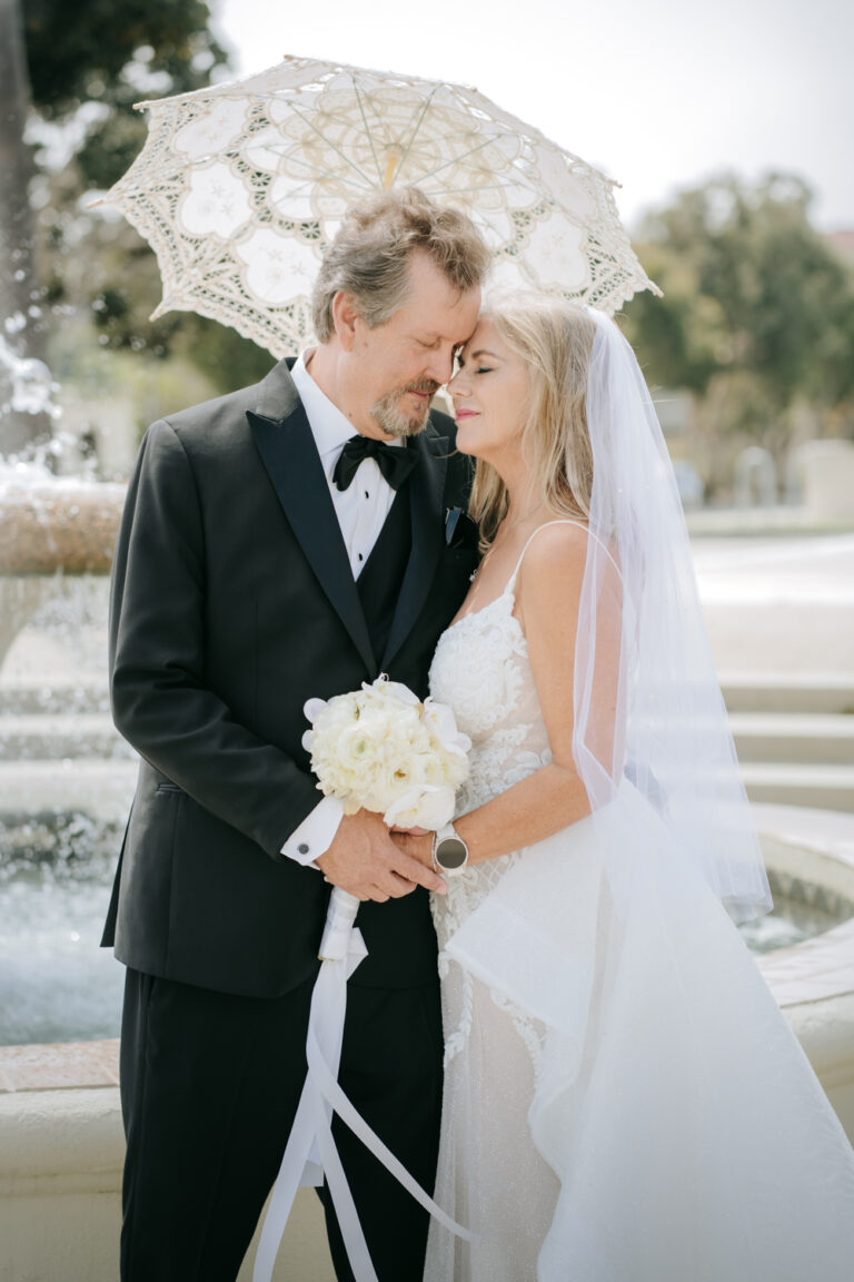 Wedding Ceremony at The Plaza at Cabrillo Marina in San Pedro, Los Angeles, California