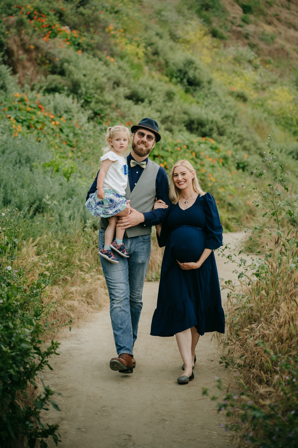 Maternity and Family Photoshoot in Palos Verdes, California