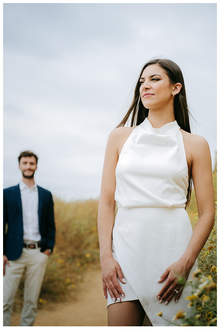 Engagement photos on Bluff Cove in Palos Verdes, Los Angeles, California