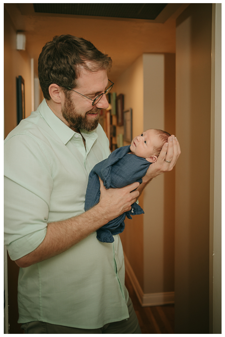 Newborn Family Photos at home and South Coast Botanic Garden in Palos Verdes, Los Angeles, California