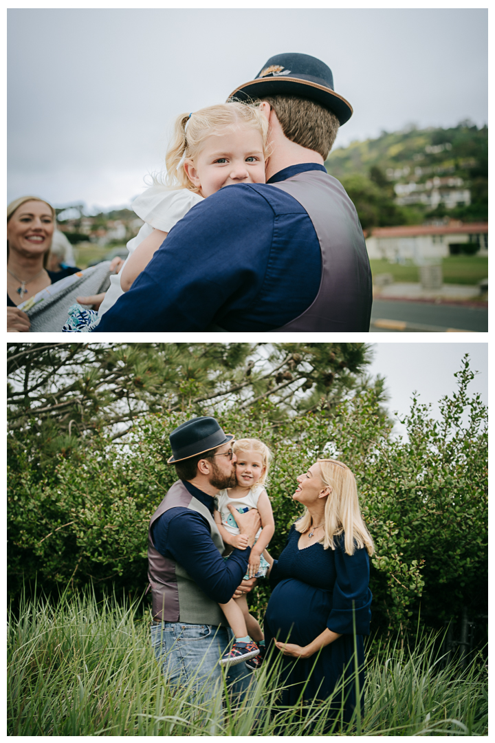 Maternity and Family Photoshoot in Palos Verdes, California