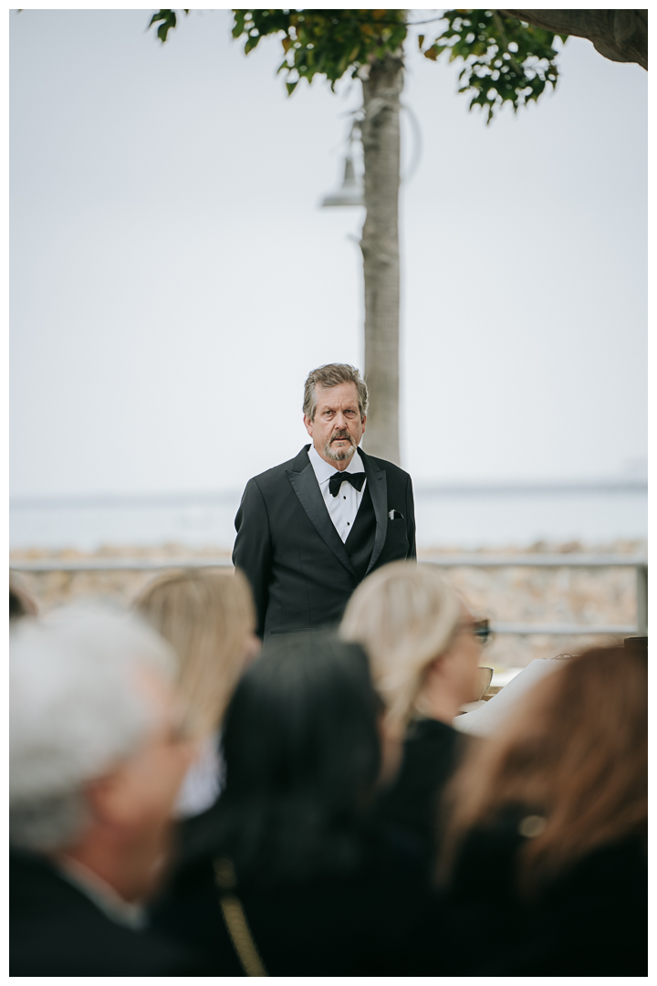 Wedding Ceremony at The Plaza at Cabrillo Marina in San Pedro, Los Angeles, California