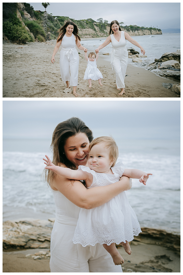 Multigenerational Family Photos at Point Dume in Malibu, Los Angeles, California