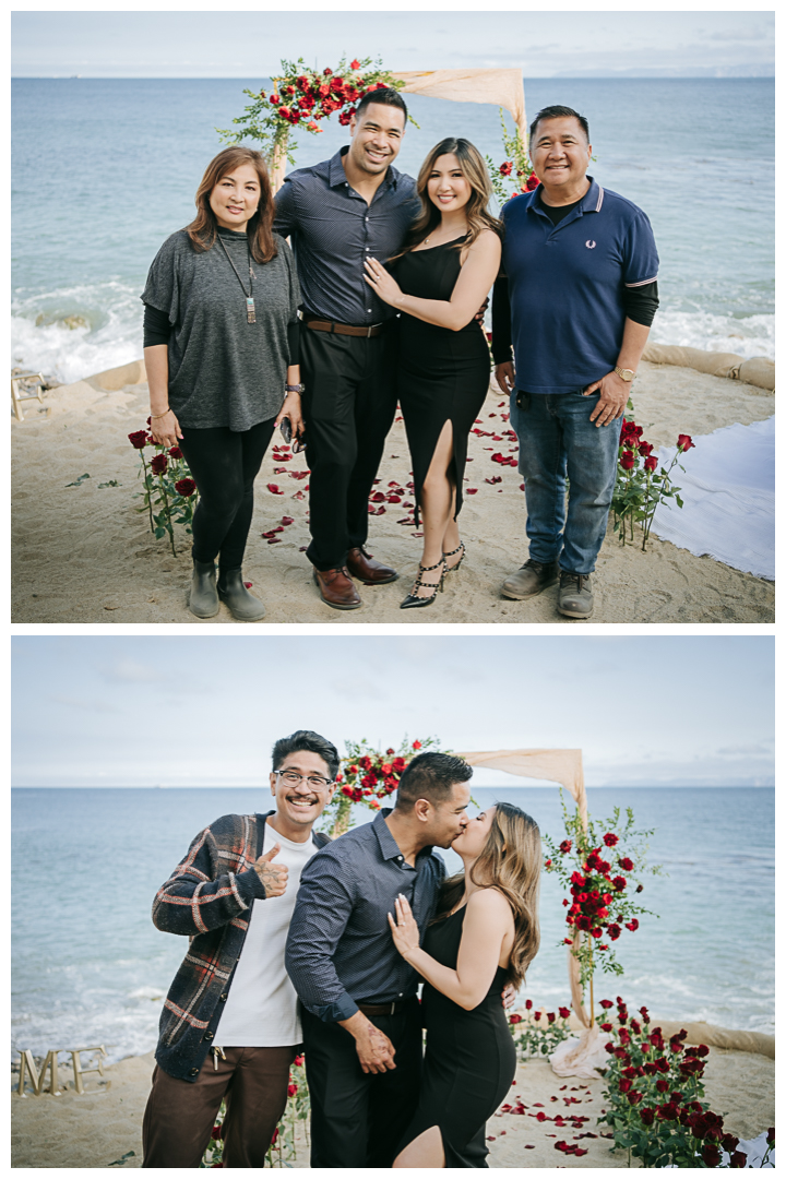 Surprise Proposal and Mini Engagement session at Terranea Resort and Beach in Palos Verdes, Los Angeles, California