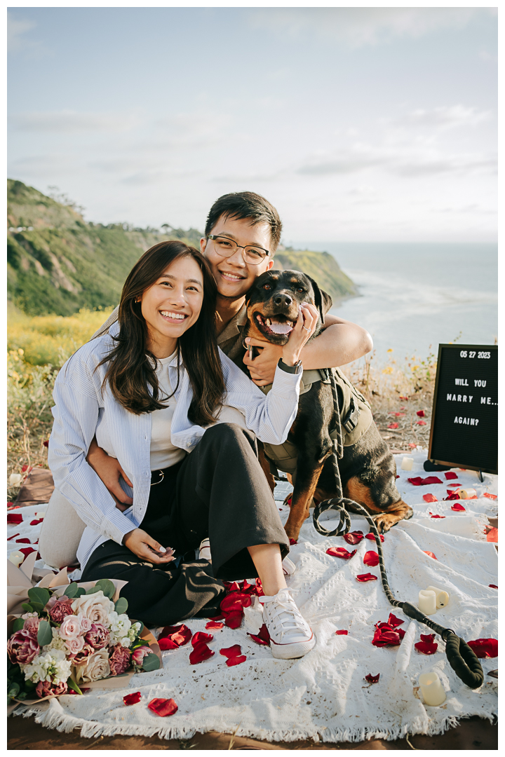 Surprise Marriage Proposal in Palos Verdes, Los Angeles, California 