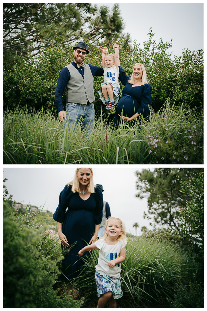 Maternity and Family Photoshoot in Palos Verdes, California