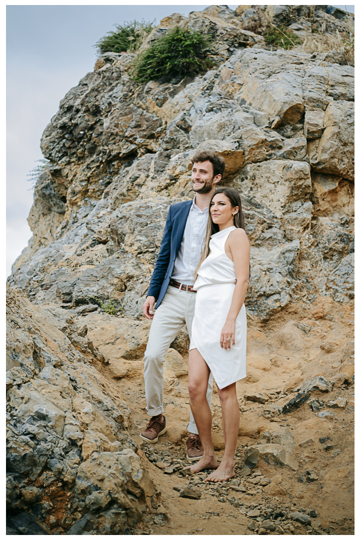 Engagement photos on Bluff Cove in Palos Verdes, Los Angeles, California