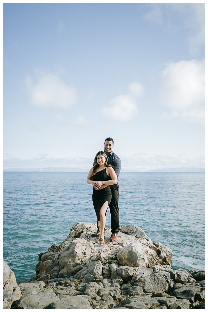 Surprise Proposal and Mini Engagement session at Terranea Resort and Beach in Palos Verdes, Los Angeles, California