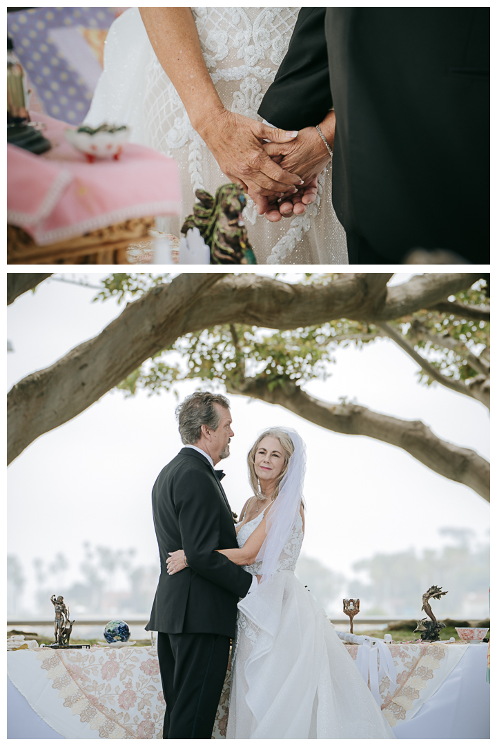 Wedding Ceremony at The Plaza at Cabrillo Marina in San Pedro, Los Angeles, California