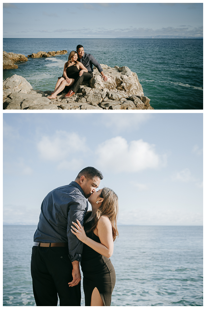 Surprise Proposal and Mini Engagement session at Terranea Resort and Beach in Palos Verdes, Los Angeles, California