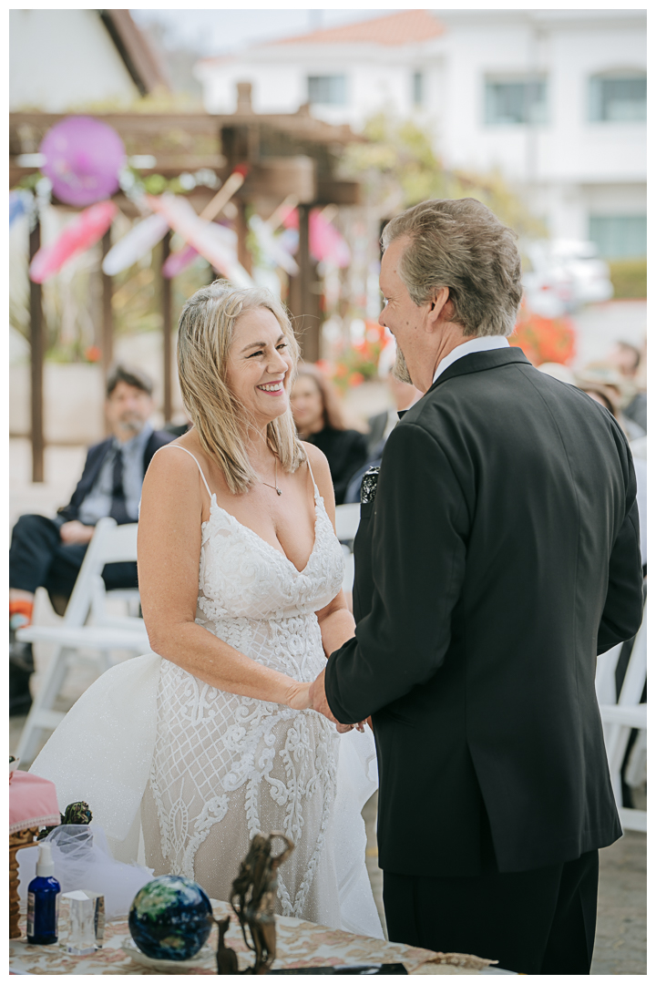 Wedding Ceremony at The Plaza at Cabrillo Marina in San Pedro, Los Angeles, California