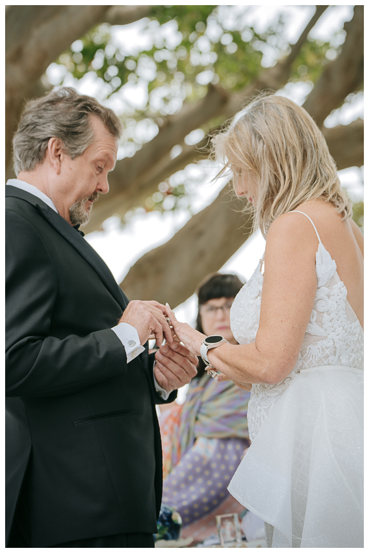 Wedding Ceremony at The Plaza at Cabrillo Marina in San Pedro, Los Angeles, California