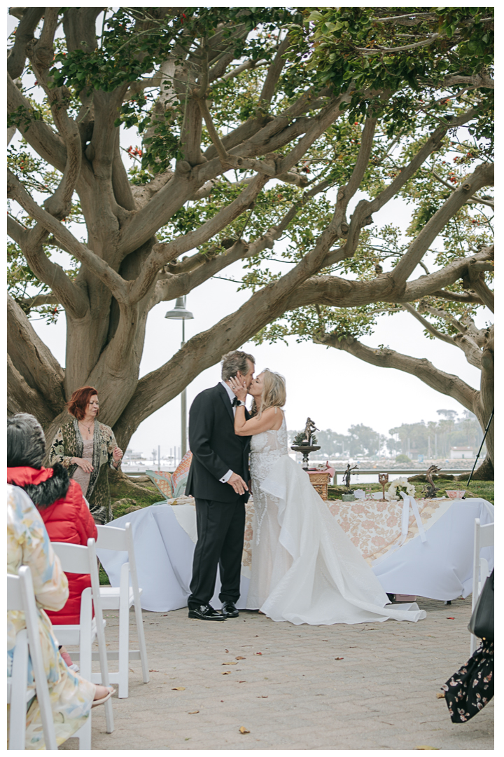 Wedding Ceremony at The Plaza at Cabrillo Marina in San Pedro, Los Angeles, California