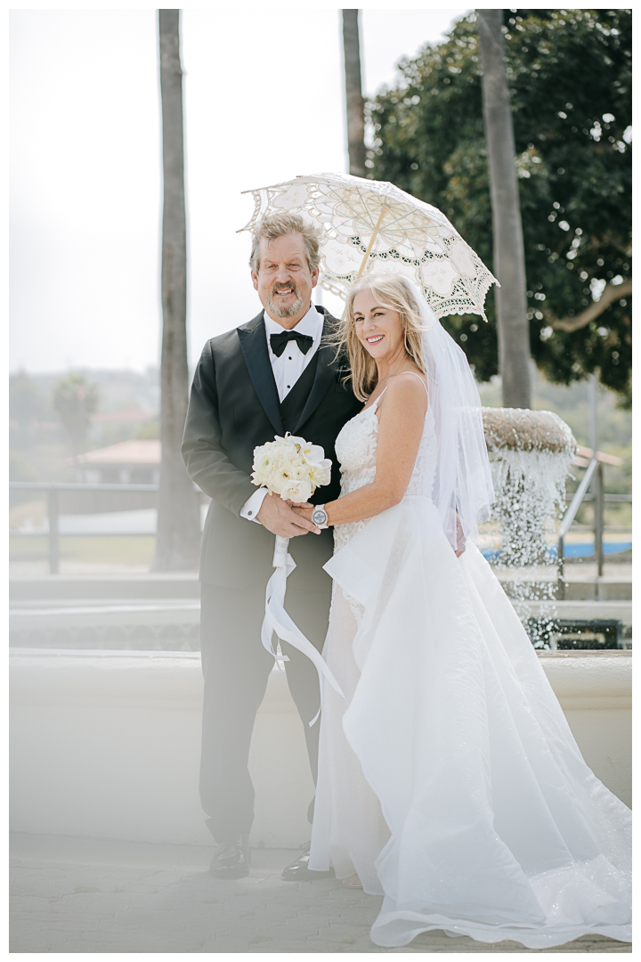 Wedding Ceremony at The Plaza at Cabrillo Marina in San Pedro, Los Angeles, California