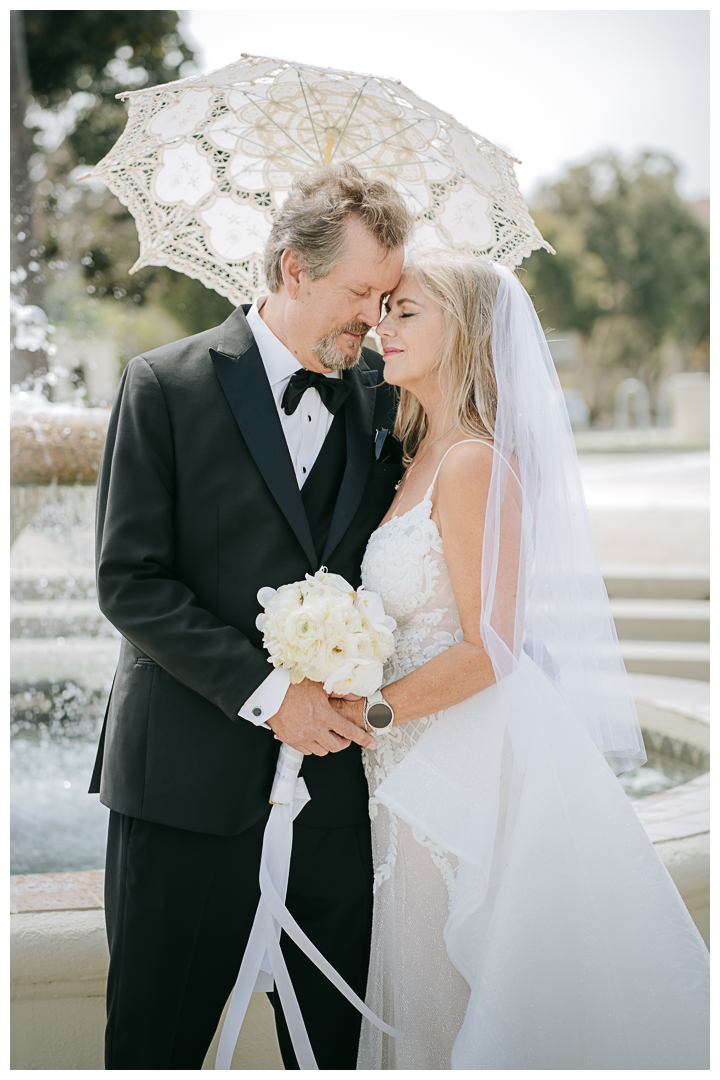 Wedding Ceremony at The Plaza at Cabrillo Marina in San Pedro, Los Angeles, California