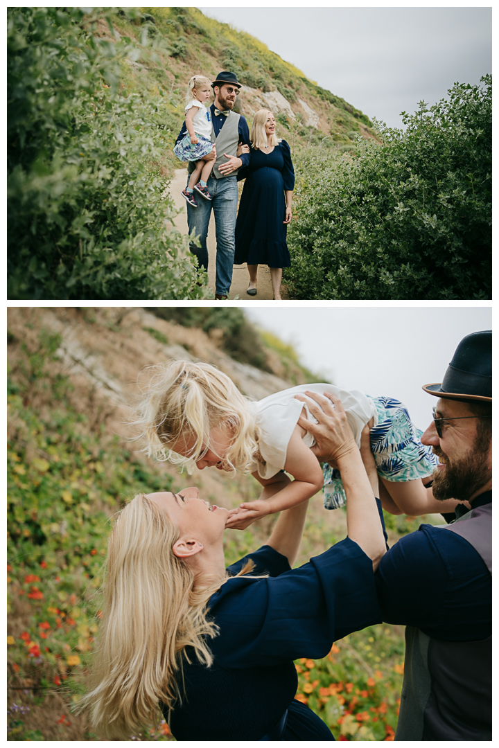 Maternity and Family Photoshoot in Palos Verdes, California