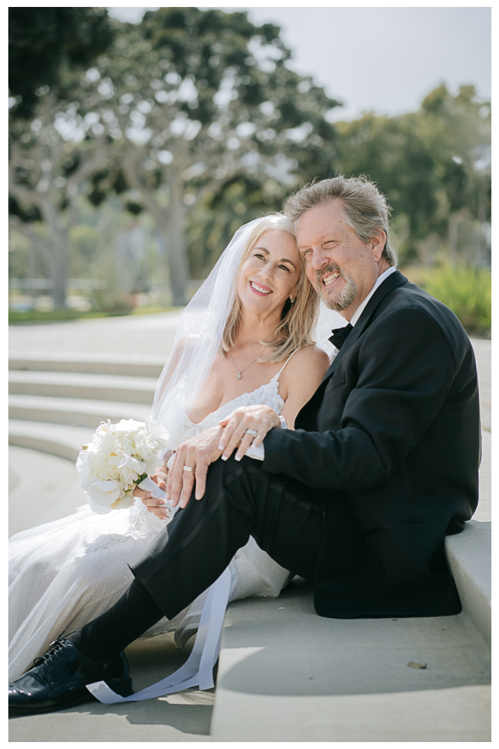 Wedding Ceremony at The Plaza at Cabrillo Marina in San Pedro, Los Angeles, California