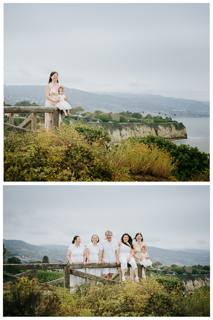 Multigenerational Family Photos at Point Dume in Malibu, Los Angeles, California