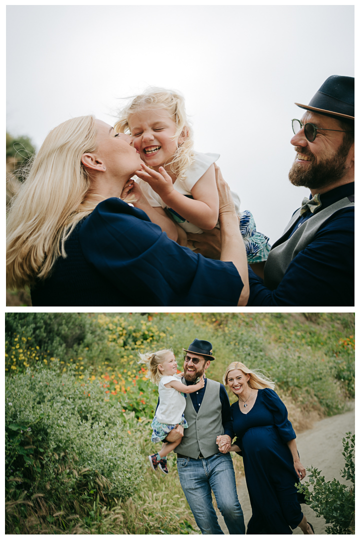 Maternity and Family Photoshoot in Palos Verdes, California