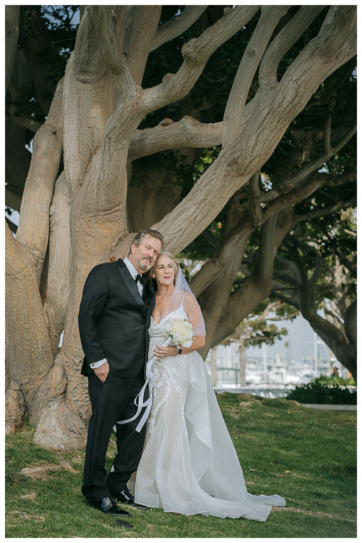 Wedding Ceremony at The Plaza at Cabrillo Marina in San Pedro, Los Angeles, California