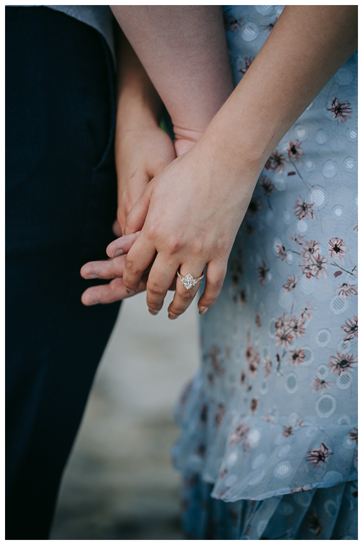 Surprise Proposal at Little Corona Del Mar Beach in Newport Beach, Orange County, California