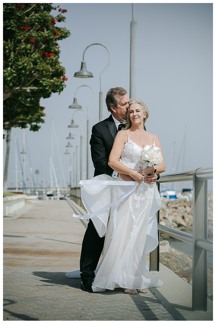 Wedding Ceremony at The Plaza at Cabrillo Marina in San Pedro, Los Angeles, California