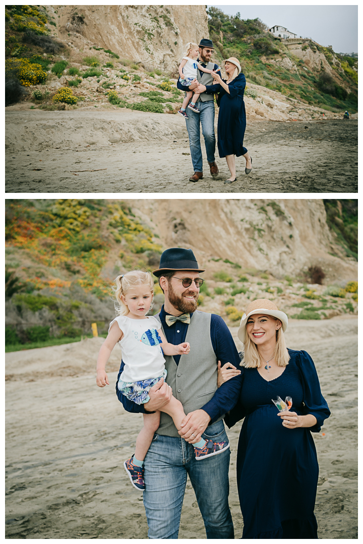 Maternity and Family Photoshoot in Palos Verdes, California