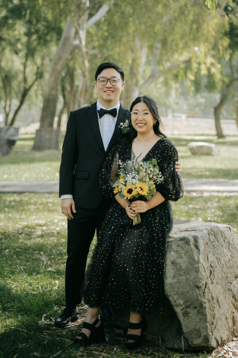 Micro Wedding at Huntington Central Park in Huntington Beach in Orange County, California