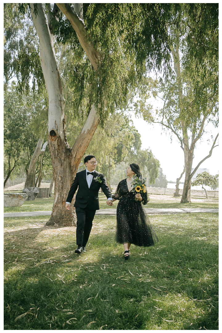 Micro Wedding at Huntington Central Park in Huntington Beach in Orange County, California