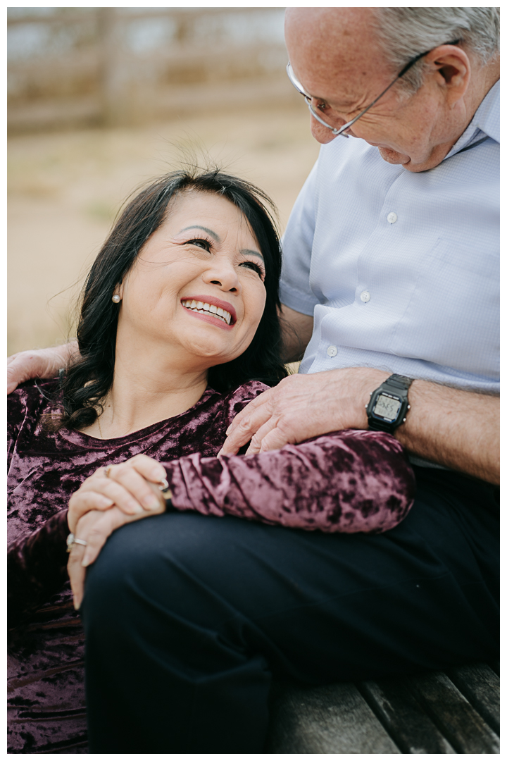 Engagement session at Point Vicente Lighthouse in Palos Verdes, Los Angeles, California