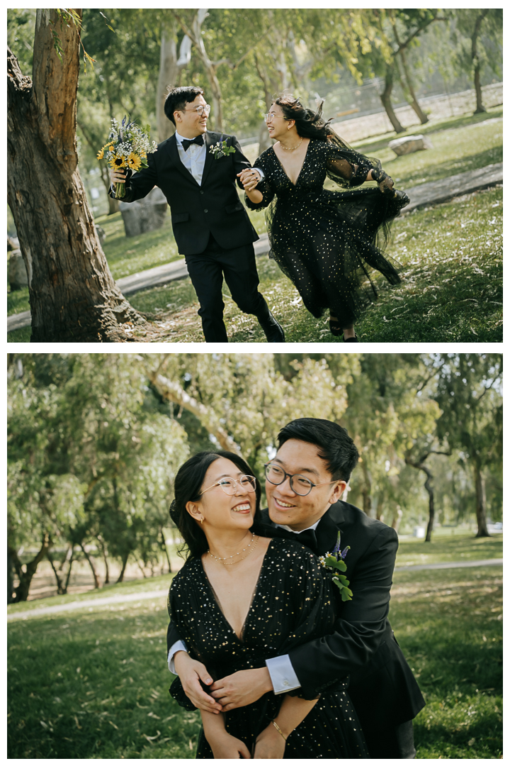 Micro Wedding at Huntington Central Park in Huntington Beach in Orange County, California