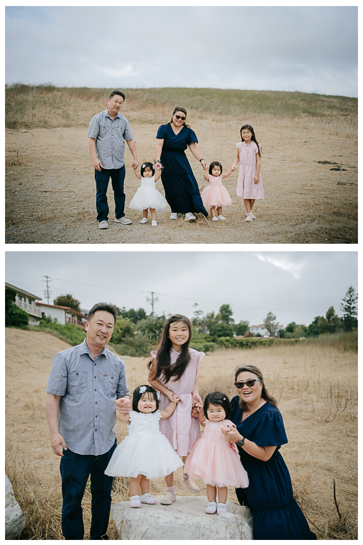 Outdoor Family Photos in Palos Verdes, Los Angeles, California