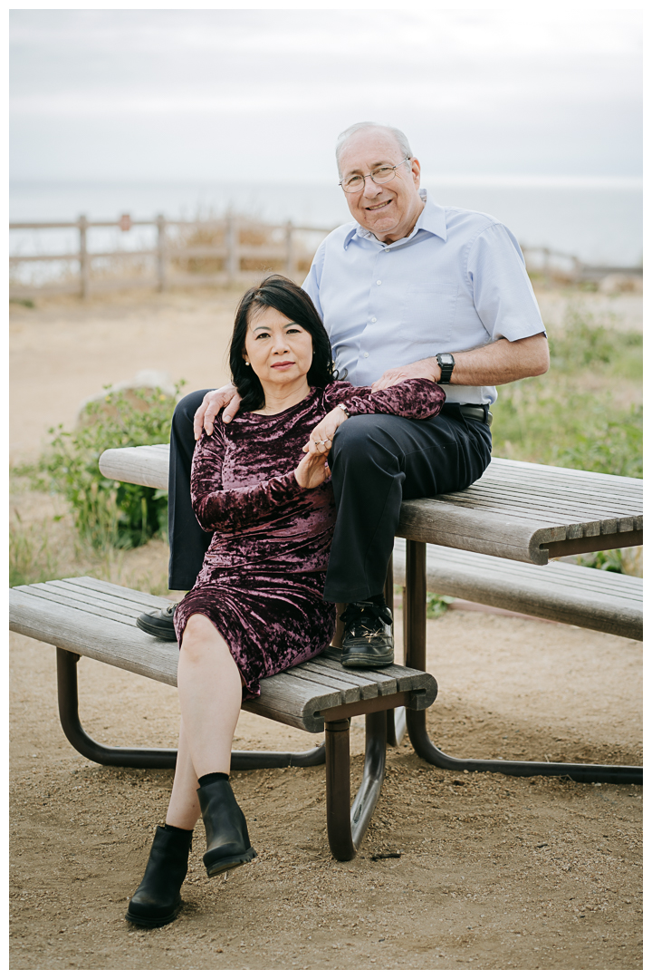 Engagement session at Point Vicente Lighthouse in Palos Verdes, Los Angeles, California