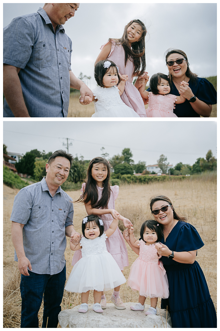 Outdoor Family Photos in Palos Verdes, Los Angeles, California