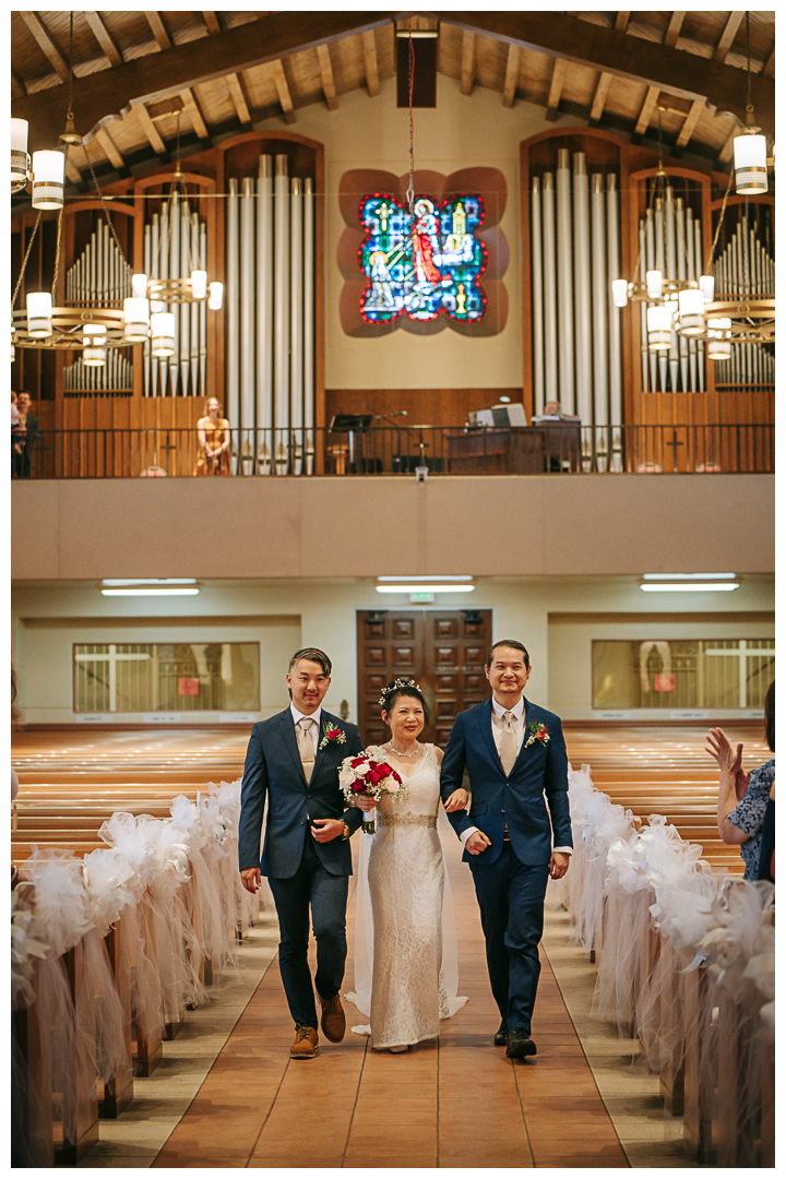 Wedding at St Margaret Mary Catholic Church and Westdrift Hotel in Los Angeles, California