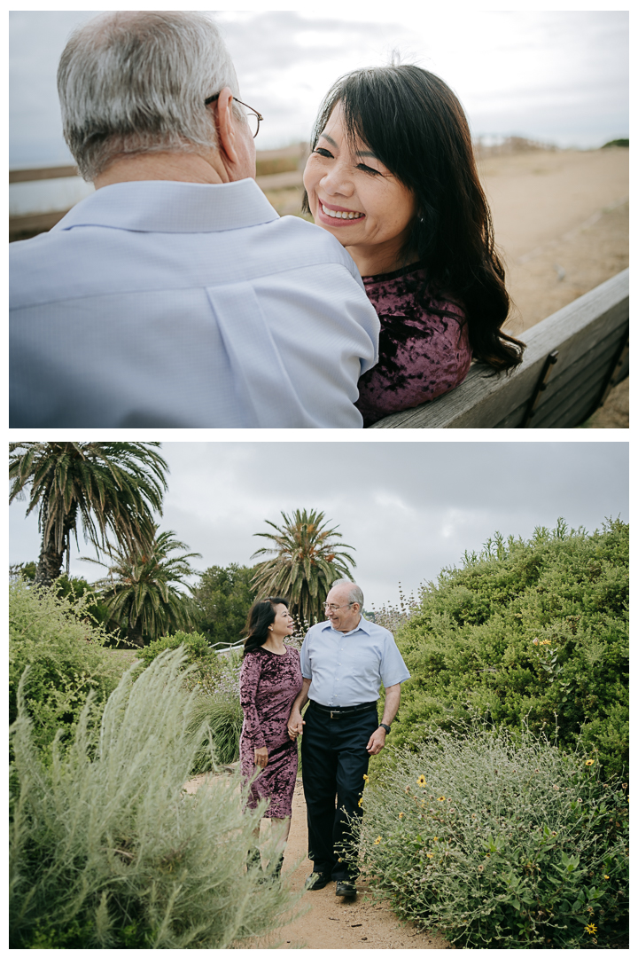 Engagement session at Point Vicente Lighthouse in Palos Verdes, Los Angeles, California