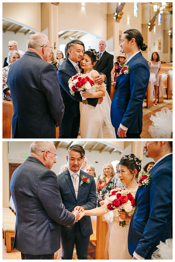 Wedding at St Margaret Mary Catholic Church and Westdrift Hotel in Los Angeles, California