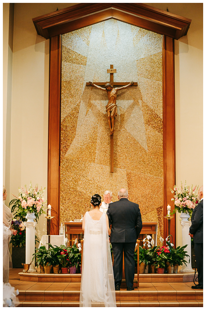 Wedding at St Margaret Mary Catholic Church and Westdrift Hotel in Los Angeles, California