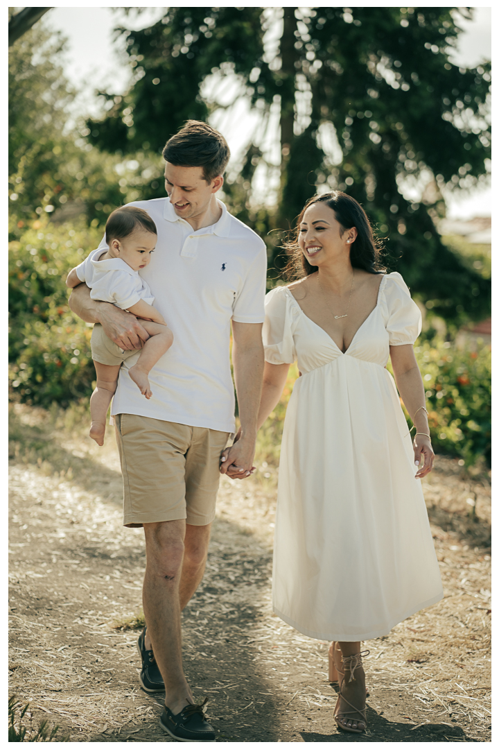 Family Photos with an infant in Palos Verdes, Los Angeles, California