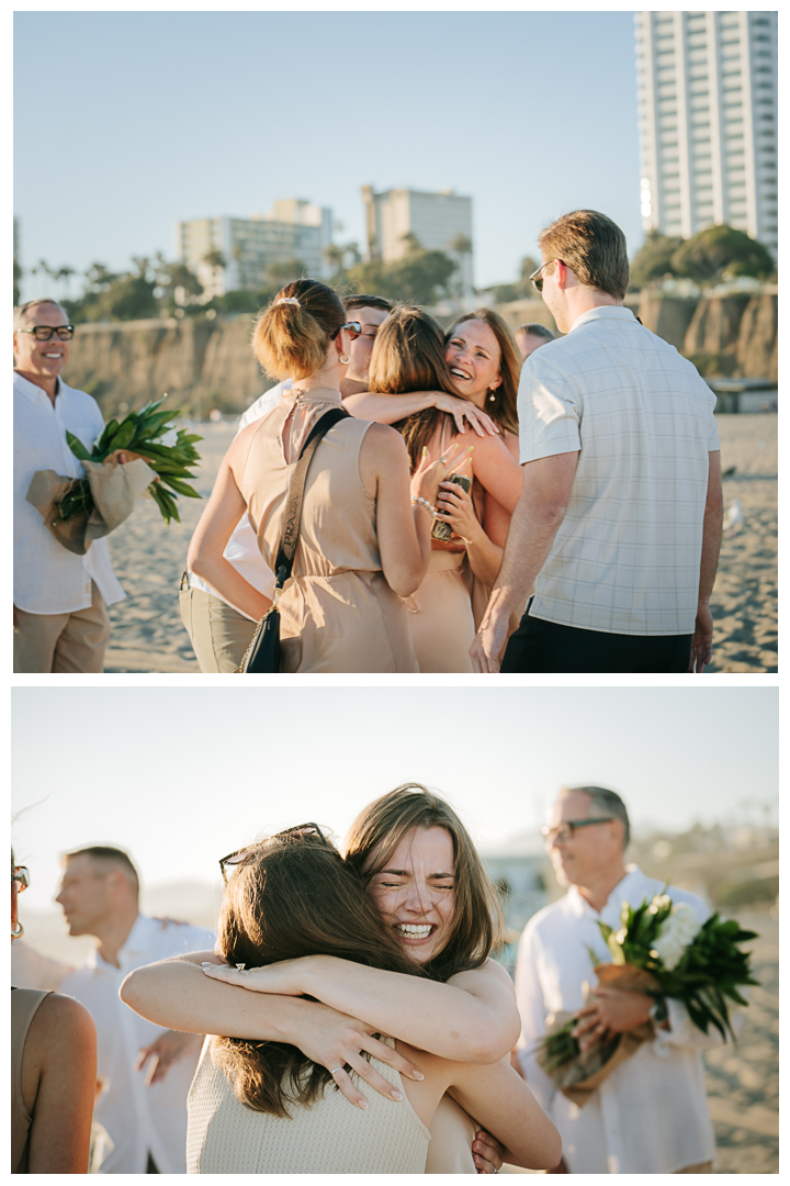 Surprise Proposal and Mini Engagement at Santa Monica Beach, Los Angeles, California