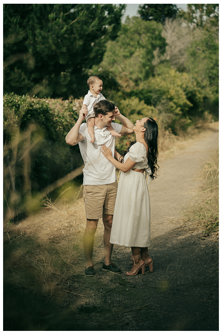 Family Photos with an infant in Palos Verdes, Los Angeles, California