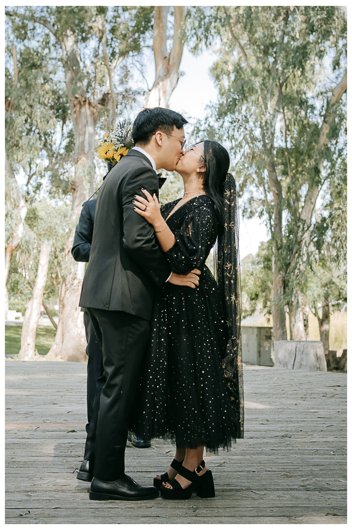 Micro Wedding at Huntington Central Park in Huntington Beach in Orange County, California