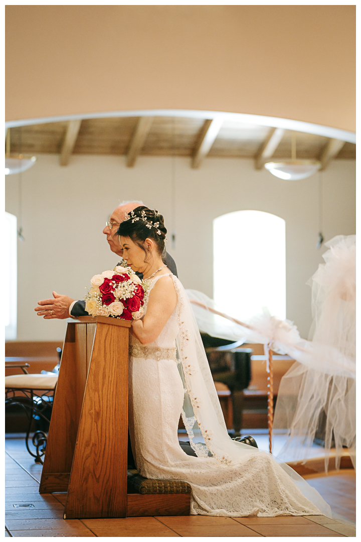 Wedding at St Margaret Mary Catholic Church and Westdrift Hotel in Los Angeles, California