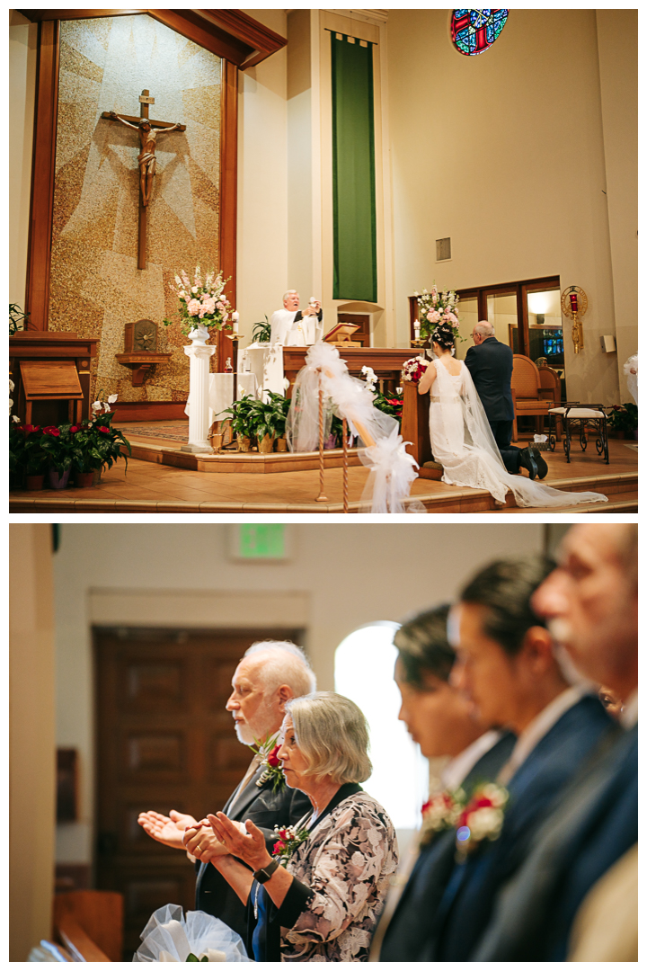 Wedding at St Margaret Mary Catholic Church and Westdrift Hotel in Los Angeles, California